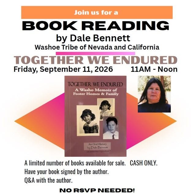 Dale Bennett Book Signing Flyer